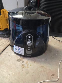 HoMedics - Warm and Cool Mist Ultrasonic Humidifier - Black