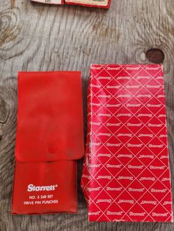 Starrett drive pin punches