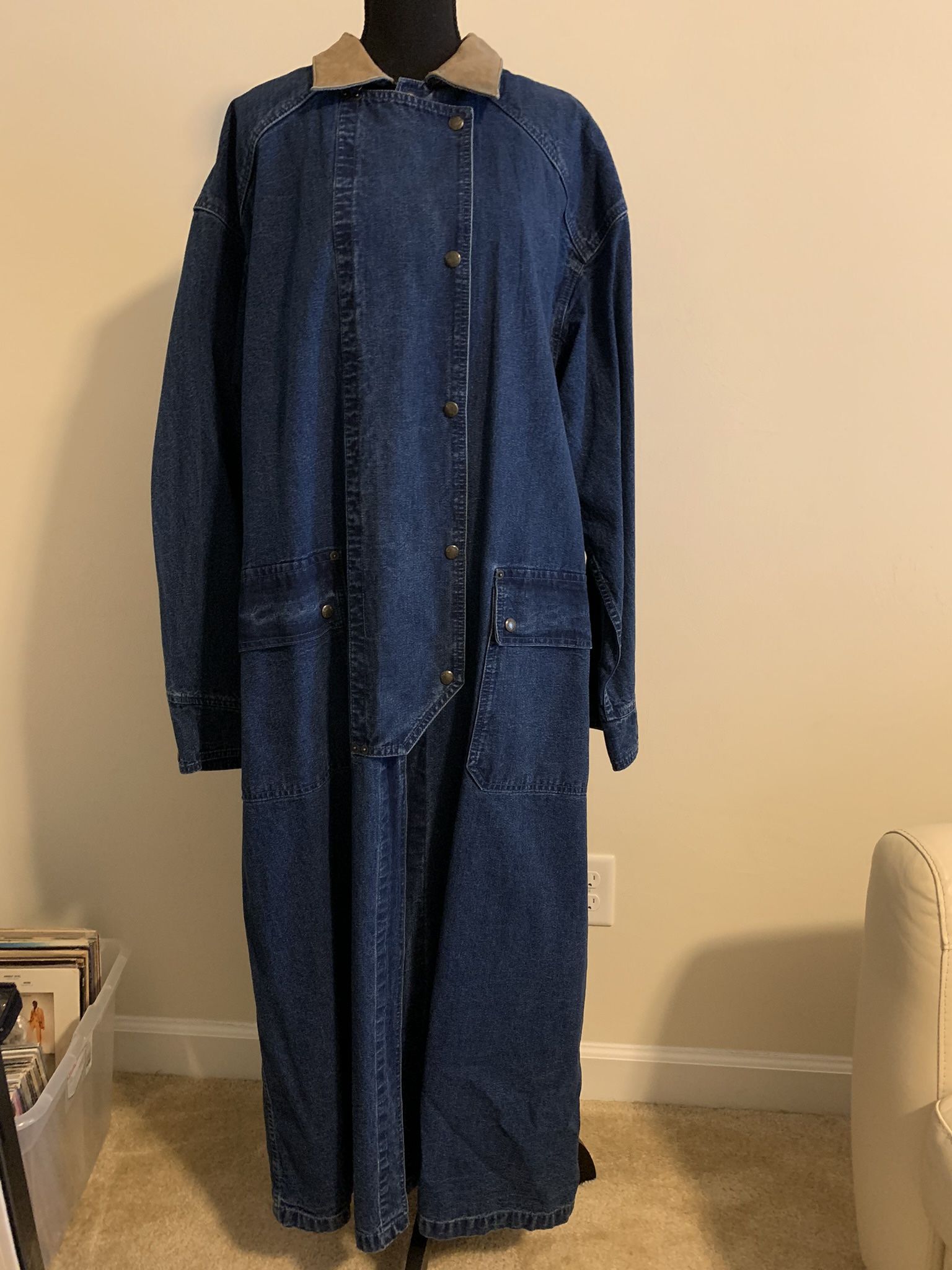 Denim Blue Jean Duster