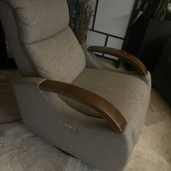 Reclining chair, comfortable, rocking, swivel, gray, from Costco.$80