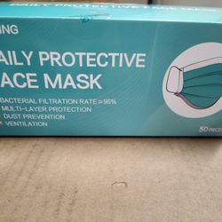 New Unsealed Face Masks - 40 Pack Box