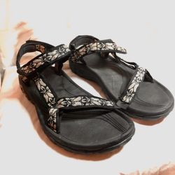 Teva Women's Hurricane 4 Sport Sandal, Hazel Black, Size 11