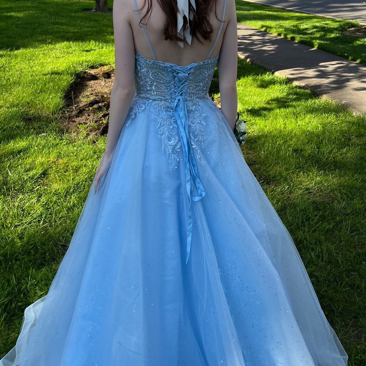 Prom Dress Small Juliet Light Blue