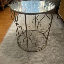 Mirrored Side Table
