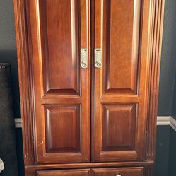 Armoire - Cherry Wood - 2 Available 