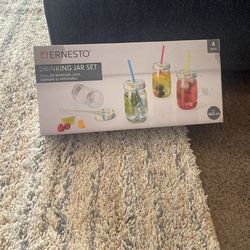 Drinking Jar Set New