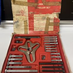 Snap-On CJ-98C Bolt Grip Puller Set Gear Harmonic Balancer Pulley - USA Vintage