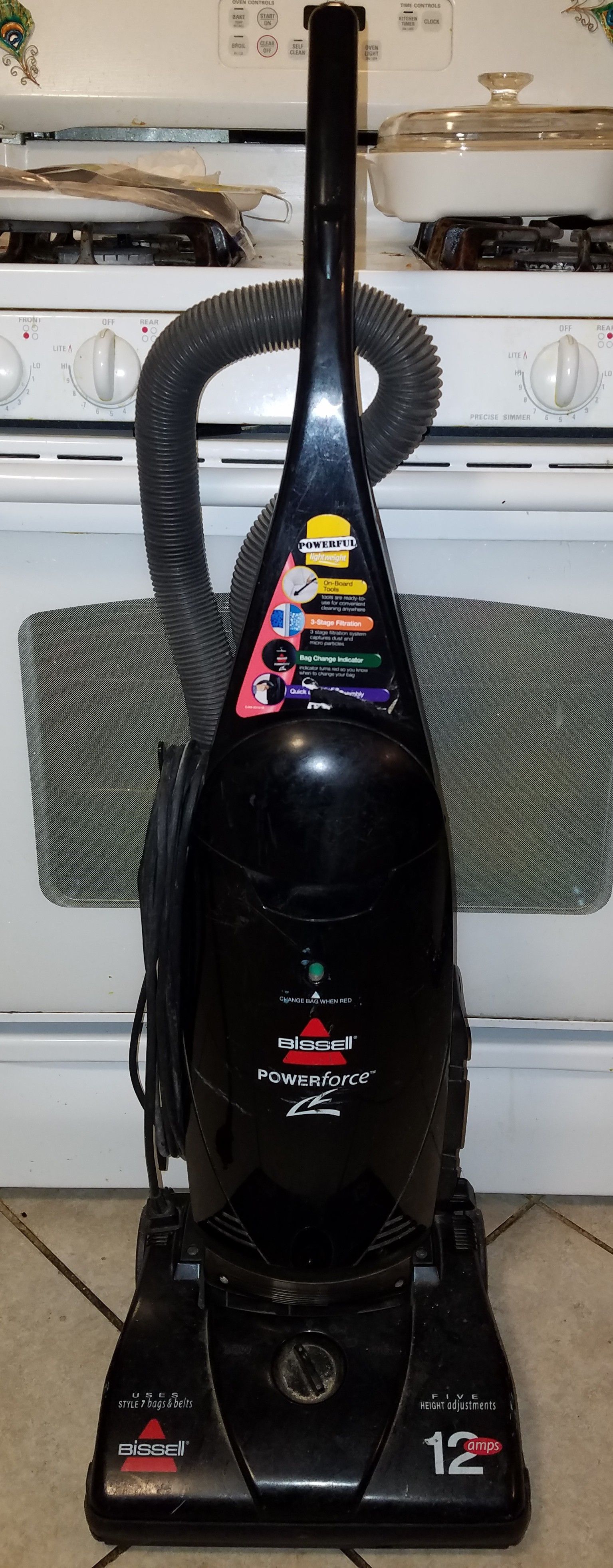 Bissell vacuum powerforce 12 amps