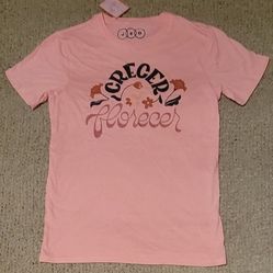 NWT WOMENS JZD LATINO HERITAGE MONTH T SHIRT PINK SIZE S 