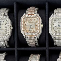 Moissanite Watch Flooded VVS1