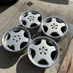 18" Mercedes Monoblocks 5x112 Staggered AMG
