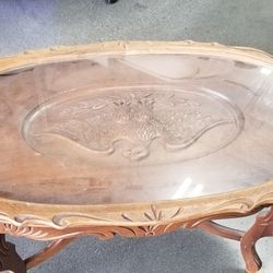 EAGLE DUMB WAITER ANTIQUE TABLE