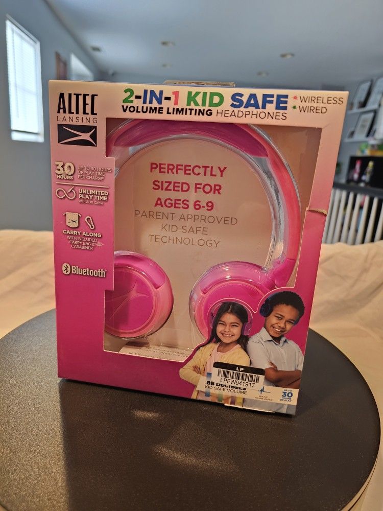 Kid Safe Wireless Bluetooth Headphones