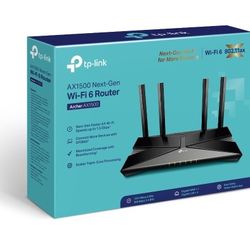 TP-Link Archer AX1500 4 Stream Dual-Band Wi-Fi 6 Wireless Router