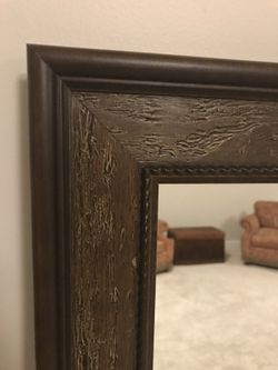 Custom heavy large bathroom mirror
