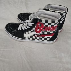 BOWIE hightop VANS In Like New Condition 
