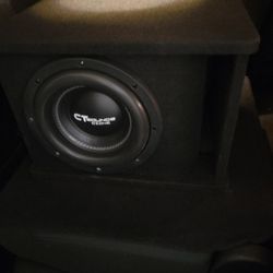 CT Sounds 10in Sub  In enclosure