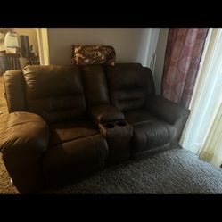 recliner dark mocha brown couches 