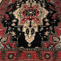 Hand Knotted 8’ X 10’ Heriz-Serapi Veg' Dye Rug perfect