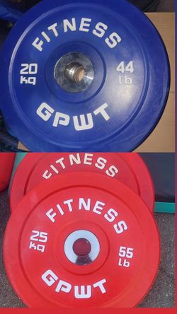 20kg & 25kg Colored bumper plate bundle