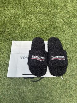 Balenciaga Fur Slides