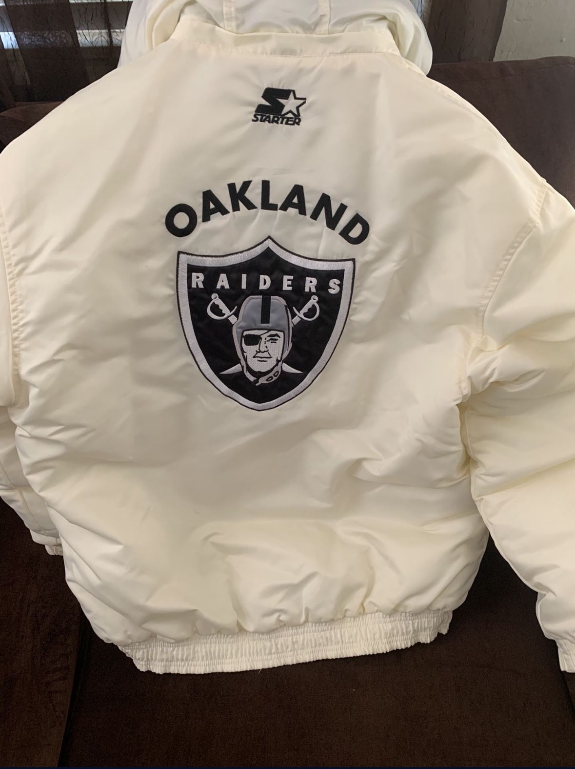 Authentic Vintage Oakland Raiders Parka  Starter Jacket