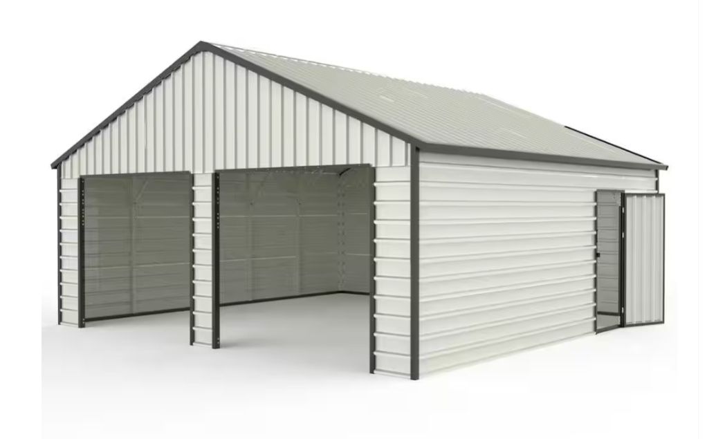 New Galvanized Metal Garages & Sheds
