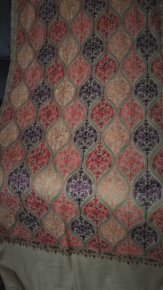 Kashmiri Embroidered Shawl. Shawl