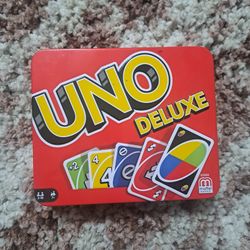 Uno Deluxe Collectors Game Tin