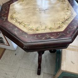 Rare rustic antique inspired side table 