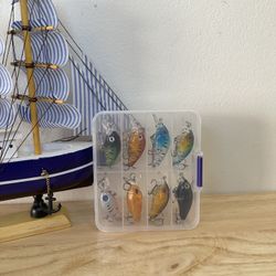🎣 8 PCS Crankbait Set (2 inches, 4g each)
