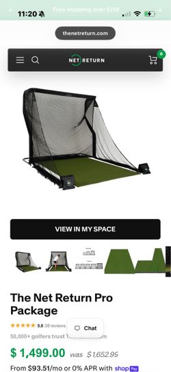 The Net Return Pro Package Golf Net