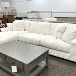 New Corduroy Sectional — CLEARANCE 