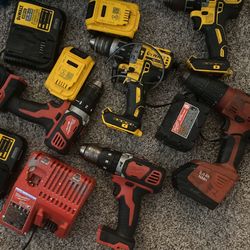 Tools With Chargers  And  Charging Ports Included