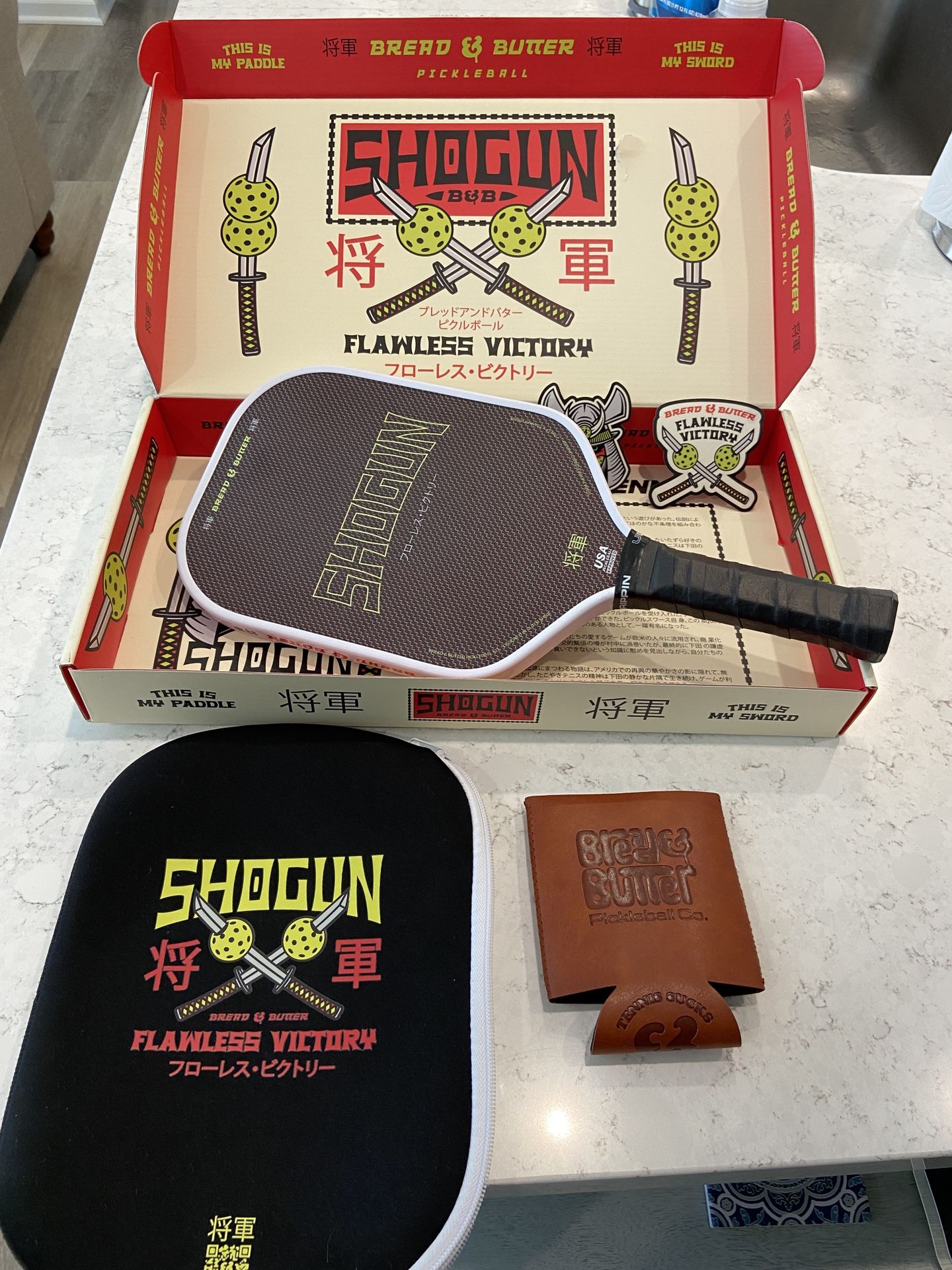 Bread and Butter “The Shogun” 16mm Titanium & Carbon Fiber Pickleball Paddle