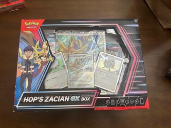 Hop zacian Ex box/unbreon Vmax 20 card