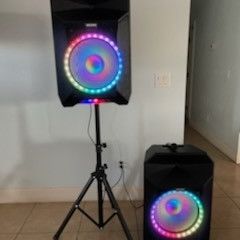 Speakers With Microphone Included To Rent