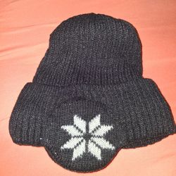 Contemporary Black Beanie Hat