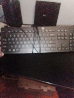 2 HP Corded Qwerty Keyboards
