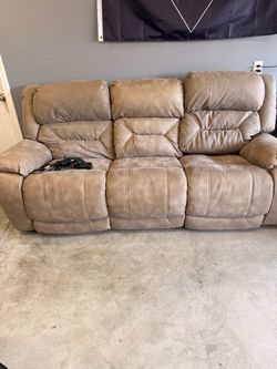 Electric couch and love seat