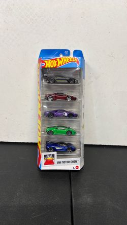 Hot wheels motor show 5pack