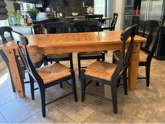 Farmhouse table and chairs