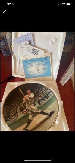 Babe Ruth Plate