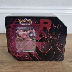 Pokemon Trading Card Game TCG Team Rocket's Mewtwo Tin