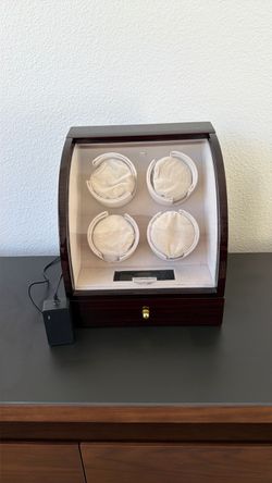 Watch winder (red wood)