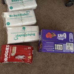 Diapers Size 1 And 2