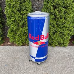 Redbull Cooler Mini Fridge - Works! 43” Tall!