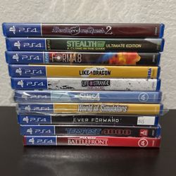 Lot Of 10 PS4 Games