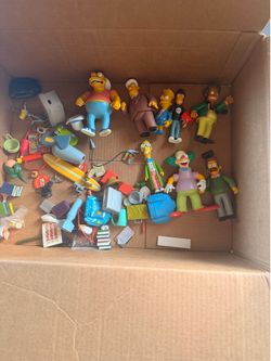 Simpsons toys and toy scenes.