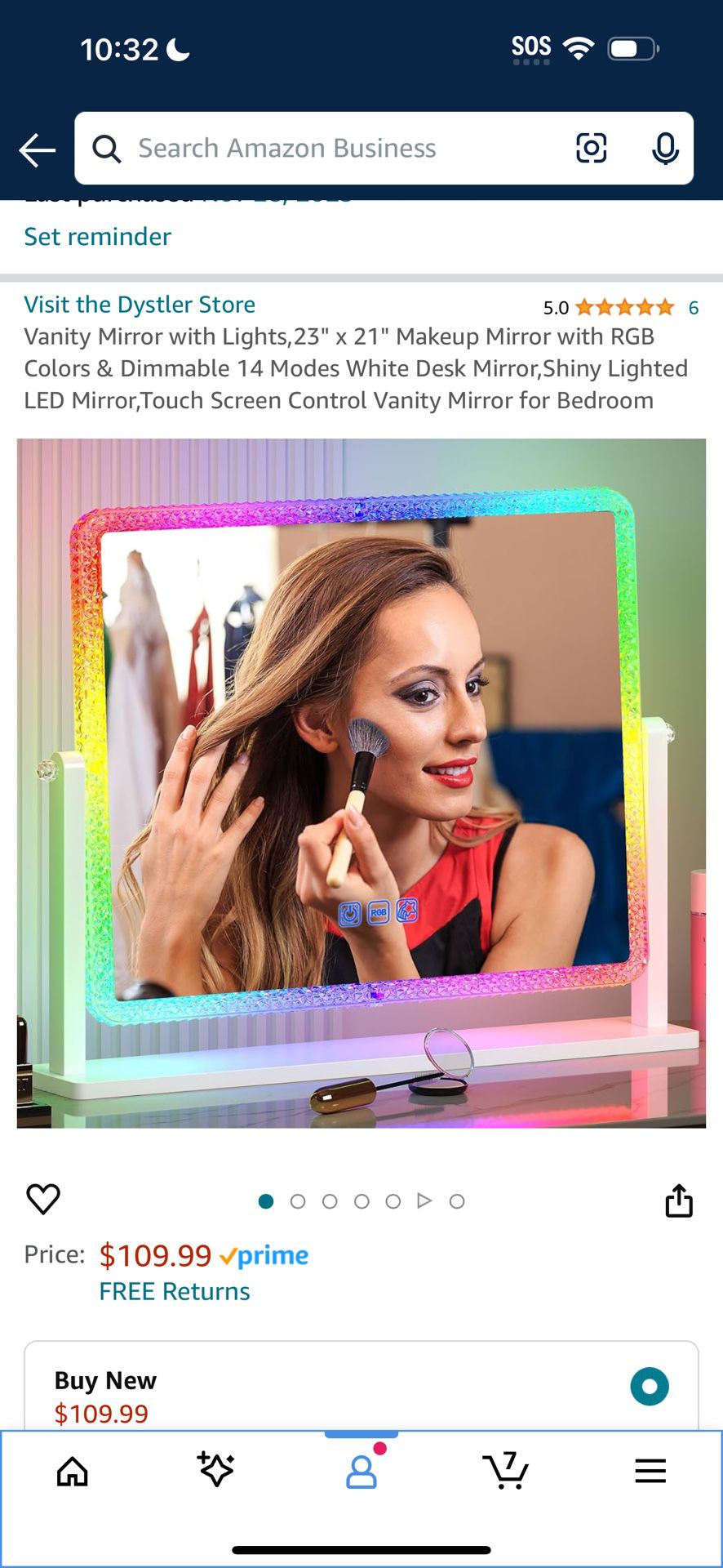 Makeup Vanity Light Mirror!